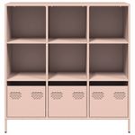 Casa si Gradina - Mobilier - Comode si corpuri - Corpuri bucatarie - Dulap inalt, roz, 101,5x39x103,5 cm, otel - Infinity.ro