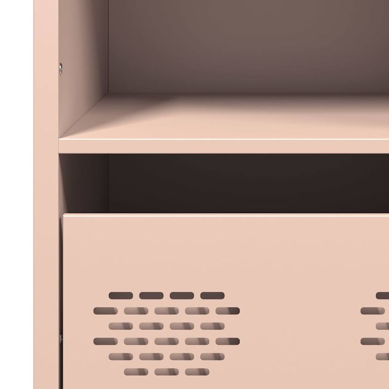 Casa si Gradina - Mobilier - Comode si corpuri - Corpuri bucatarie - Dulap inalt, roz, 101,5x39x103,5 cm, otel - Infinity.ro