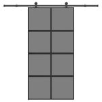 Casa si Gradina - Constructii - Usi interior, exterior si garaj - Usi interior - Usa glisanta cu set de feronerie sticla temperata si aluminiu - Infinity.ro