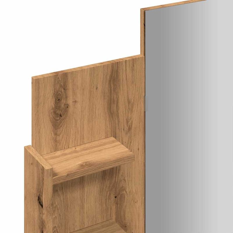 Casa si Gradina - Mobilier - Comode si corpuri - Masute de toaleta - Masa de toaleta cu oglinda Artisan Stejar 96x39x142 cm - Infinity.ro