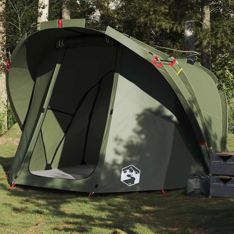 Sport si Outdoor - Camping - Corturi camping - Cort de pescuit 4 persoane, verde masliniu, impermeabil - Infinity.ro