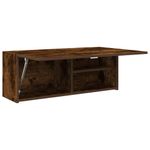 Casa si Gradina - Mobilier - Mobilier baie - Corpuri baie - Dulap perete baie, stejar fumuriu, 80x25x30 cm, lemn prelucrat - Infinity.ro