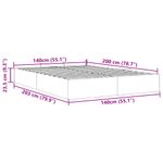Casa si Gradina - Mobilier - Paturi si accesorii - Paturi - Cadru de pat otoman fara saltea Negru 140x200 cm catifea - Infinity.ro