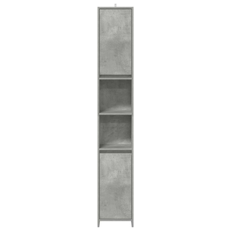 Casa si Gradina - Mobilier - Mobilier baie - Comode baie - Dulap de baie, gri beton, 30x30x183,5 cm, PAL - Infinity.ro