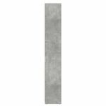 Casa si Gradina - Mobilier - Mobilier baie - Comode baie - Dulap de baie, gri beton, 30x30x183,5 cm, PAL - Infinity.ro