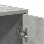 Casa si Gradina - Mobilier - Mobilier baie - Comode baie - Dulap de baie, gri beton, 30x30x183,5 cm, PAL - Infinity.ro