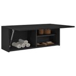 Casa si Gradina - Mobilier - Mobilier baie - Corpuri baie - Dulap de perete de baie, negru, 80x25x30 cm, lemn prelucrat - Infinity.ro