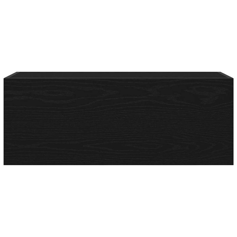 Casa si Gradina - Mobilier - Mobilier baie - Corpuri baie - Dulap de perete de baie, negru, 80x25x30 cm, lemn prelucrat - Infinity.ro