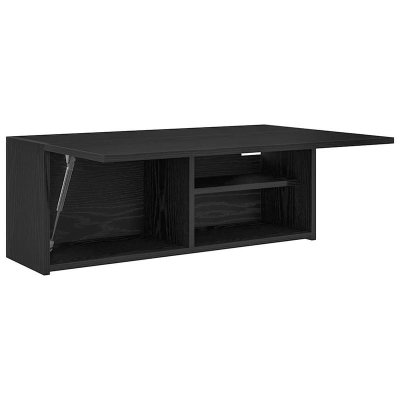 Casa si Gradina - Mobilier - Mobilier baie - Corpuri baie - Dulap de perete de baie, negru, 80x25x30 cm, lemn prelucrat - Infinity.ro
