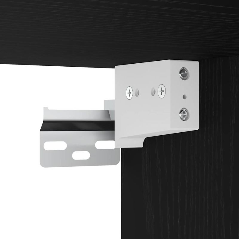 Casa si Gradina - Mobilier - Mobilier baie - Corpuri baie - Dulap de perete de baie, negru, 80x25x30 cm, lemn prelucrat - Infinity.ro