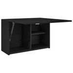 Casa si Gradina - Mobilier - Mobilier baie - Corpuri baie - Dulap de perete de baie, negru, 60x25x40 cm, lemn prelucrat - Infinity.ro