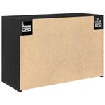 Casa si Gradina - Mobilier - Mobilier baie - Corpuri baie - Dulap de perete de baie, negru, 60x25x40 cm, lemn prelucrat - Infinity.ro