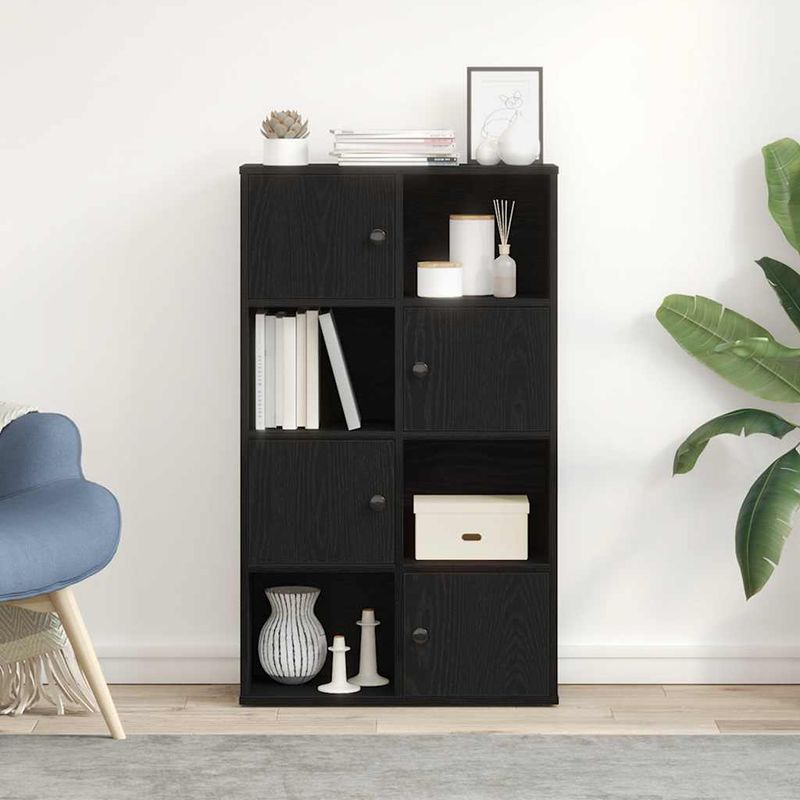 Casa si Gradina - Mobilier - Biblioteci si rafturi - Biblioteci - Biblioteca Stejar negru 60x24x101,5 cm Lemn prelucrat - Infinity.ro