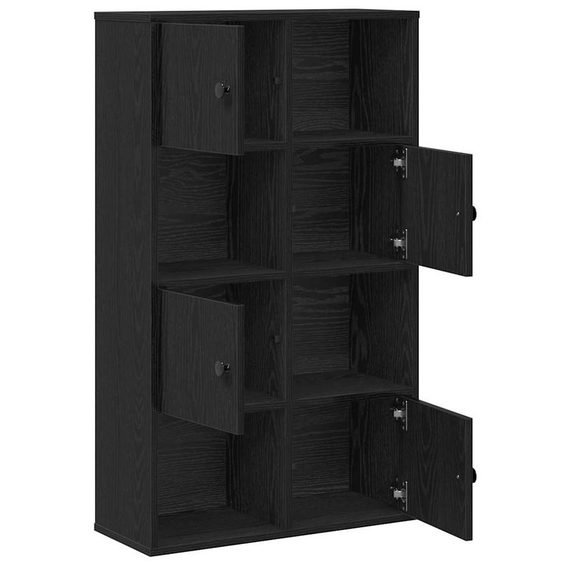 Casa si Gradina - Mobilier - Biblioteci si rafturi - Biblioteci - Biblioteca Stejar negru 60x24x101,5 cm Lemn prelucrat - Infinity.ro