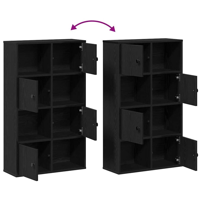 Casa si Gradina - Mobilier - Biblioteci si rafturi - Biblioteci - Biblioteca Stejar negru 60x24x101,5 cm Lemn prelucrat - Infinity.ro