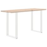 Casa si Gradina - Mobilier - Feronerie si accesorii mobila - Picioare masuta de cafea in forma de U 2 buc Alb Otel - Infinity.ro