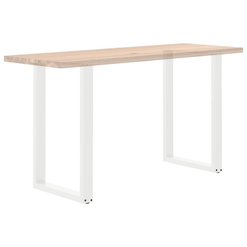 Casa si Gradina - Mobilier - Feronerie si accesorii mobila - Picioare masuta de cafea in forma de U 2 buc Alb Otel - Infinity.ro