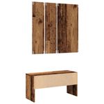 Casa si Gradina - Mobilier - Organizare si depozitare - Bancute - Set de mobilier pentru hol Lemn vechi din lemn prelucrat, - Infinity.ro