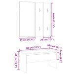 Casa si Gradina - Mobilier - Organizare si depozitare - Bancute - Set de mobilier pentru hol Lemn vechi din lemn prelucrat, - Infinity.ro