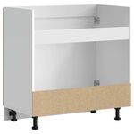 Casa si Gradina - Mobilier - Comode si corpuri - Corpuri bucatarie - Dulap baza pentru chiuveta „Kalmar” Lemn vechi Lemn prelucrat, mărime 80x46x81.5 cm - Infinity.ro