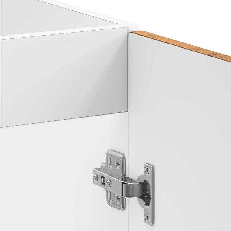 Casa si Gradina - Mobilier - Comode si corpuri - Corpuri bucatarie - Dulap baza pentru chiuveta „Kalmar” Lemn vechi Lemn prelucrat, mărime 80x46x81.5 cm - Infinity.ro