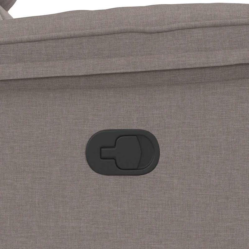 Ingrijire personala si Cosmetice - Sanatate si wellness - Articole wellness - Fotolii de masaj - Fotoliu de masaj rabatabil, gri taupe, material textil - Infinity.ro