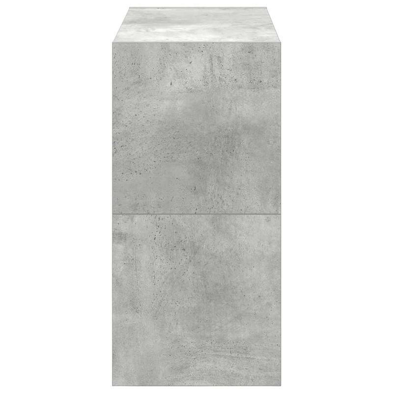 Casa si Gradina - Mobilier - Organizare si depozitare - Organizator incaltaminte - Rafturi de pantofi 2 buc stivuibile beton gri 60x30x30,5 cm - Infinity.ro