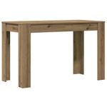 Casa si Gradina - Mobilier - Mese si birouri - Mese bucatarie si dining - Masa de bucatarie, Stejar artizanal 120x60x76 cm lemn prelucrat - Infinity.ro