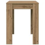 Casa si Gradina - Mobilier - Mese si birouri - Mese bucatarie si dining - Masa de bucatarie, Stejar artizanal 120x60x76 cm lemn prelucrat - Infinity.ro