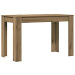Casa si Gradina - Mobilier - Mese si birouri - Mese bucatarie si dining - Masa de bucatarie, Stejar artizanal 120x60x76 cm lemn prelucrat - Infinity.ro