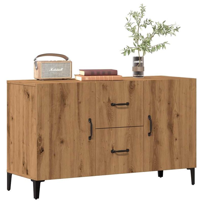 Casa si Gradina - Mobilier - Comode si corpuri - Comode - Dulap, stejar artizanal, 100x36x60 cm, lemn prelucrat - Infinity.ro