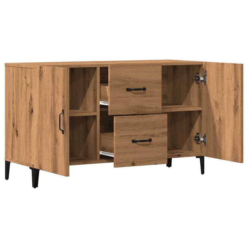 Casa si Gradina - Mobilier - Comode si corpuri - Comode - Dulap, stejar artizanal, 100x36x60 cm, lemn prelucrat - Infinity.ro