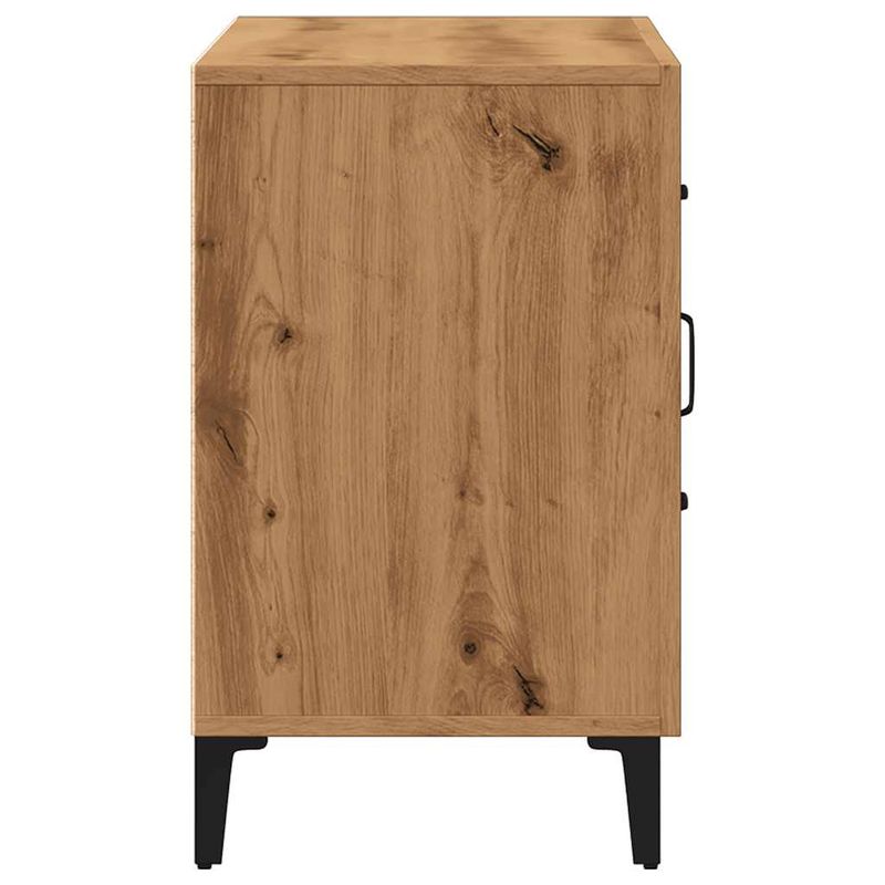 Casa si Gradina - Mobilier - Comode si corpuri - Comode - Dulap, stejar artizanal, 100x36x60 cm, lemn prelucrat - Infinity.ro