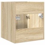 Casa si Gradina - Mobilier - Mobilier baie - Comode baie - Dulap chiuveta baie, stejar sonoma 41x38,5x46 cm lemn prelucrat - Infinity.ro