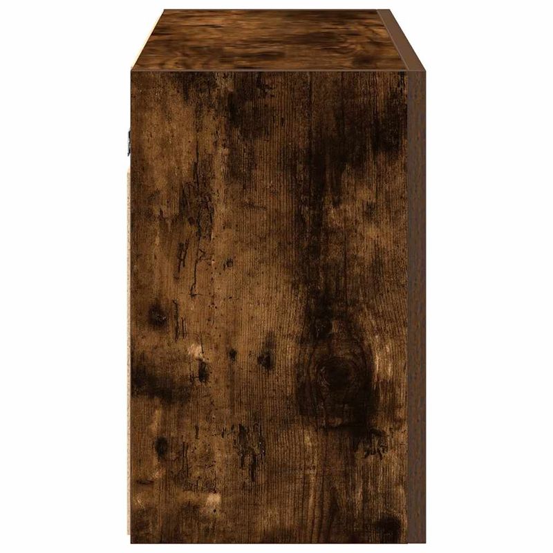Casa si Gradina - Mobilier - Mobilier baie - Corpuri baie - Dulap perete baie, stejar fumuriu, 100x25x40 cm, lemn prelucrat - Infinity.ro