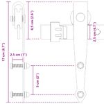 Casa si Gradina - Constructii - Usi interior, exterior si garaj - Accesorii usi - Set usi glisante pentru dulap 183 cm otel carbon - Infinity.ro
