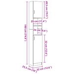 Casa si Gradina - Mobilier - Mobilier baie - Comode baie - Dulap de baie, stejar artizanal, 32x25,5x190 cm, lemn prelucrat - Infinity.ro