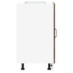 Casa si Gradina - Mobilier - Comode si corpuri - Corpuri bucatarie - Dulap de bucatarie „Porto” din lemn de lemn de stejar afumat, model 1x dulap inferior de colț (1 ușă), mărime 86x46x81.5 cm - Infinity.ro