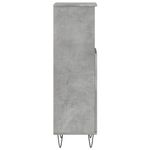 Casa si Gradina - Mobilier - Mobilier baie - Comode baie - Dulap de baie, gri beton, 30x30x100 cm, lemn prelucrat - Infinity.ro