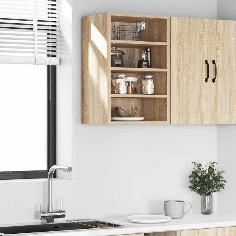 Casa si Gradina - Mobilier - Comode si corpuri - Corpuri bucatarie - Dulap suspendat, stejar Sonoma, 40x29,5x60 cm, PAL - Infinity.ro
