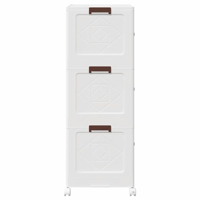 Casa si Gradina - Constructii - Depozitare, transport si protectie - Accesorii echipamente pentru transport si ridicat - Cutie de depozitare stivuita cu roti 3 niveluri 75 L - Infinity.ro