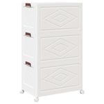 Casa si Gradina - Constructii - Depozitare, transport si protectie - Accesorii echipamente pentru transport si ridicat - Cutie de depozitare stivuita cu roti 3 niveluri 75 L - Infinity.ro