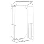 Casa si Gradina - Termice - Sobe, Seminee si accesorii - Accesorii seminee si sobe - Suport pentru lemne de foc cu capac de ploaie Otel galvanizat - Infinity.ro