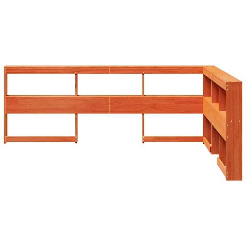 Casa si Gradina - Mobilier - Paturi si accesorii - Accesorii paturi - Tablie de pat Culoare ceara Maro 160 cm Lemn masiv Pin - Infinity.ro