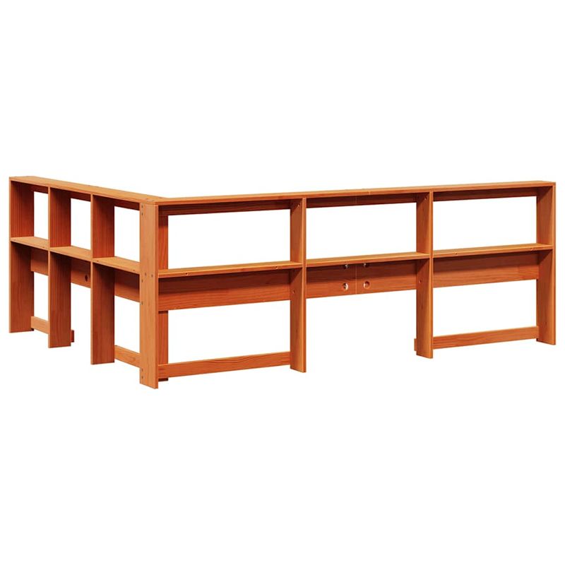 Casa si Gradina - Mobilier - Paturi si accesorii - Accesorii paturi - Tablie de pat Culoare ceara Maro 160 cm Lemn masiv Pin - Infinity.ro