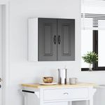 Casa si Gradina - Mobilier - Comode si corpuri - Corpuri bucatarie - Dulap de bucatarie „Kalmar” lemn prelucrat negru, model 1x dulap de perete (2 uși), mărime 60x31x60 cm - Infinity.ro