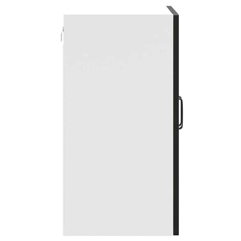 Casa si Gradina - Mobilier - Comode si corpuri - Corpuri bucatarie - Dulap de bucatarie „Kalmar” lemn prelucrat negru, model 1x dulap de perete (2 uși), mărime 60x31x60 cm - Infinity.ro