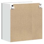 Casa si Gradina - Mobilier - Comode si corpuri - Corpuri bucatarie - Dulap de bucatarie „Kalmar” lemn prelucrat negru, model 1x dulap de perete (2 uși), mărime 60x31x60 cm - Infinity.ro
