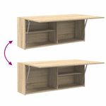 Casa si Gradina - Mobilier - Mobilier baie - Corpuri baie - Dulap perete baie, stejar sonoma, 100x25x40 cm, lemn prelucrat - Infinity.ro