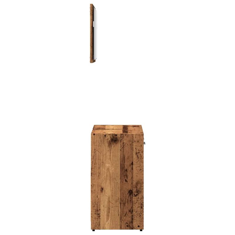 Casa si Gradina - Mobilier - Mobilier baie - Comode baie - Dulap de baie cu oglinda Lemn vechi Lemn prelucrat - Infinity.ro